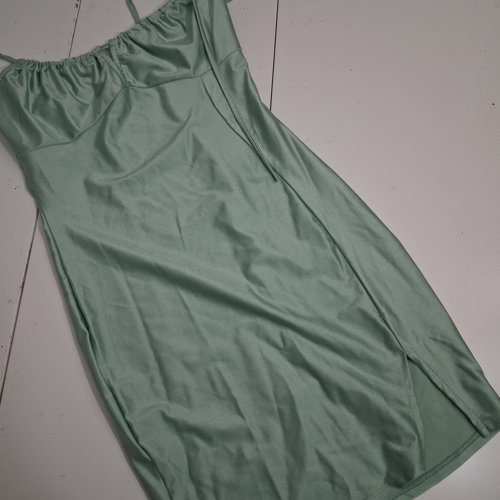 Elegant Green Mini Dress